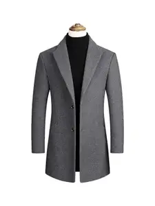 StyleCast x Revolte Men Single-Breasted Overcoat