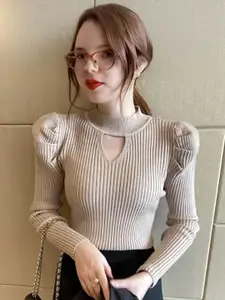 StyleCast Women Ribbed Pullover