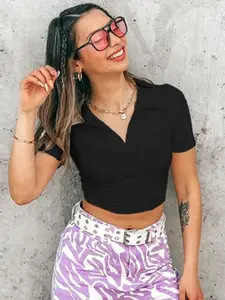 StyleCast x Revolte Cotton Crop Top