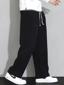StyleCast x Revolte Men Straight Fit Pleated Trousers