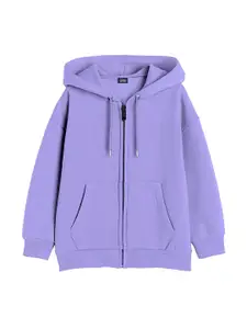 FUNKY MONKEY Girl Hooded Front-Open Sweatshirt