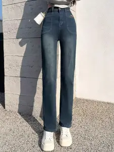 StyleCast Women Straight Fit Light Fade Jeans