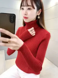 StyleCast Women Ribbed Woollen Pullover