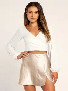 StyleCast x Revolte Flared Mini Skirt