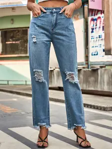 StyleCast Women Slim Fit Slash Knee Stretchable Jeans