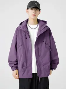 StyleCast x Revolte Men Open Front Hooded Jacket