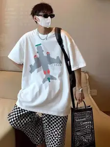 StyleCast Men Graphic Printed Round Neck Oversized T-shirt