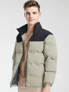 StyleCast x Revolte Men Colourblocked Padded Jacket