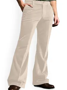 StyleCast x Revolte Men Mid-Rise Easy Wash Bootcut Trousers