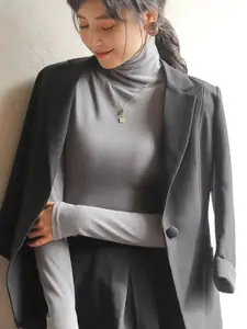 StyleCast Women High Neck Woollen Sweater