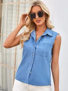 StyleCast Women Opaque Casual Shirt