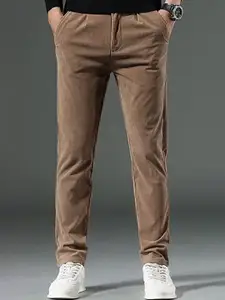 StyleCast x Revolte Men Skinny Fit Easy Wash Trousers