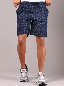 V-Mart Men Floral Printed Mid Rise  Shorts
