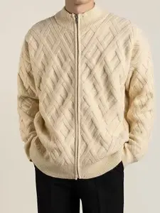 StyleCast x Revolte Men Mock Collar Cardigan