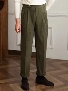 StyleCast x Revolte Men Textured Easy Wash Trousers