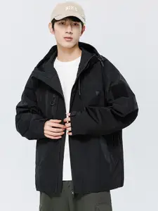 StyleCast x Revolte Men Hooded Long Sleeves Tailored Jacket