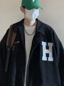 StyleCast x Revolte Men Lapel Collar Bomber Jacket