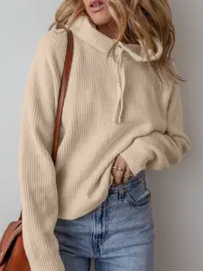 StyleCast Women Hooded Long Sleeves Pullover Sweater