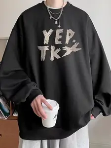 StyleCast x Revolte Men Printed Oversized Sweatshirt