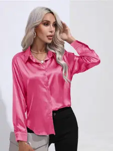 StyleCast Women  Solid Opaque Casual Shirt