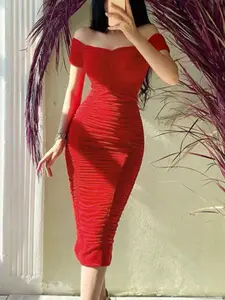 StyleCast Print A-Line Dress