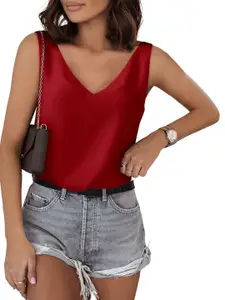 StyleCast V-Neck solid Top