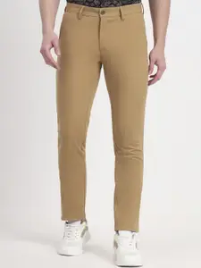 JADE BLUE Men Slim Fit Stretch Casual Trousers