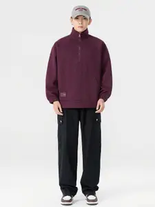 StyleCast x Revolte Men High Neck Pullover Sweatshirt