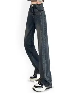 StyleCast Women Straight Fit High-Rise Light Fade Jeans