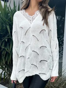 StyleCast x Revolte Women Longline Pullover Sweater