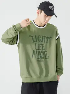 StyleCast x Revolte Men Printed Sweatshirt