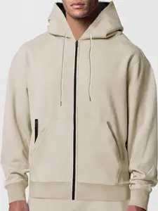 StyleCast x Revolte Men Solid Hooded Sweatshirt