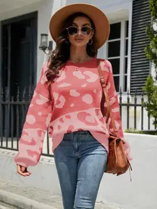 StyleCast Women Animal Printed Pullover