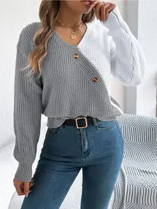 StyleCast x Revolte Women Colourblocked Pullover