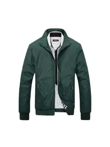 StyleCast x Revolte Men Stand Collar Insulator Outdoor Bomber Jacket
