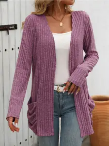 StyleCast x Revolte Women Striped Longline Sweater Vest