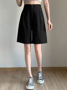 StyleCast x Revolte Women High-Rise Relaxed Fit Shorts