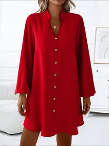 StyleCast x Revolte Women Shirt Mini Dress