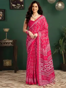 Anouk Bandhani Pure Cotton Bandhani Saree