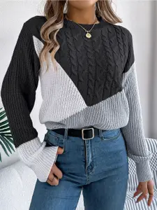 StyleCast x Revolte Women Colourblocked Pullover