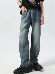 StyleCast x Revolte Men Relaxed Fit Light Fade Jeans