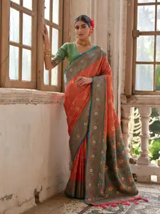 Anouk Woven Design Zari Banarasi Saree