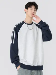 StyleCast x Revolte Men Colourblocked Sweatshirt