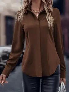 StyleCast Women Classic Opaque Casual Shirt