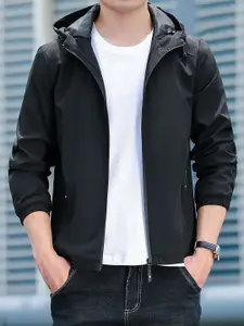 StyleCast x Revolte Men Open Front Hooded Jacket
