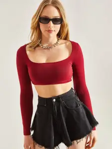 BIANCO LUCCI Women Solid Tops