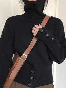 StyleCast Women Turtle Neck Long Sleeves Pullover Sweaters