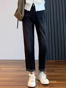 StyleCast Women Mid-Rise Clean Look Light Fade Jeans