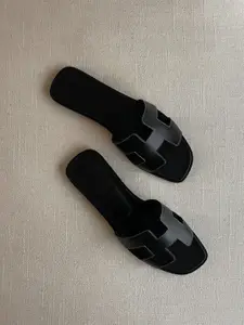 ADIVER Women Fashion Open Toe Flats