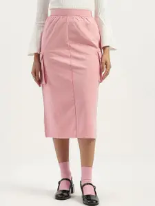 United Colors of Benetton A-Line Midi Skirt